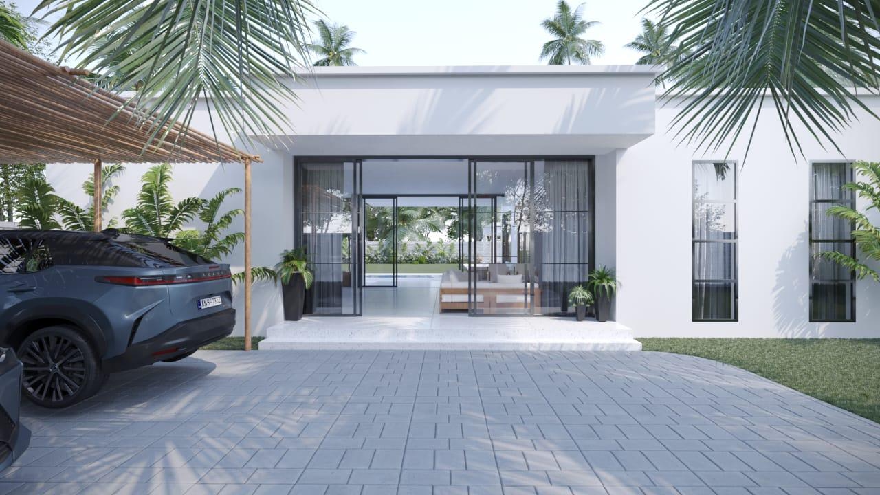 Surfside Getaway — entrance and façade